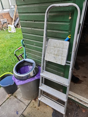 Aluminium folding step - aluminium,