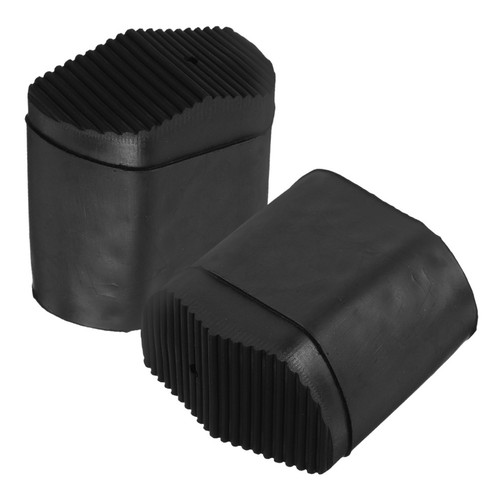 2pcs black rubber ladder - black,